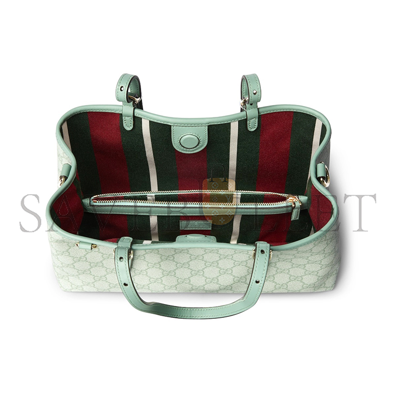 GUCCI GG EMBLEM MEDIUM TOTE BAG 815214 (30*18*11cm)